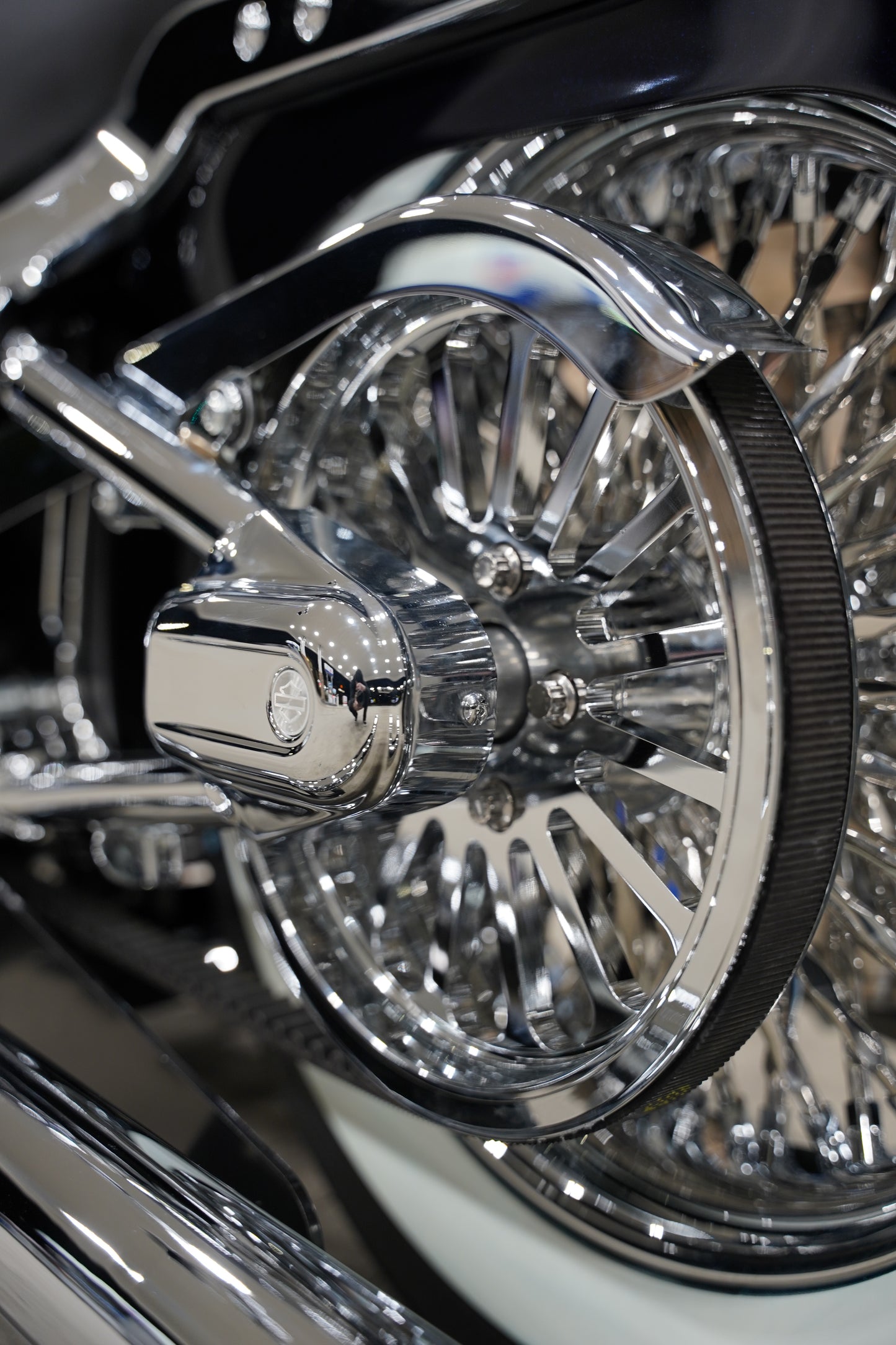 All Chrome Twisted Spokes (Softail)