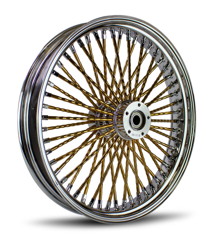 2024+ Touring All Chrome / GOLD Diamond Spokes