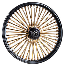 Black Rim  / Gold Nipples / Black Hub / Gold Smooth Spokes