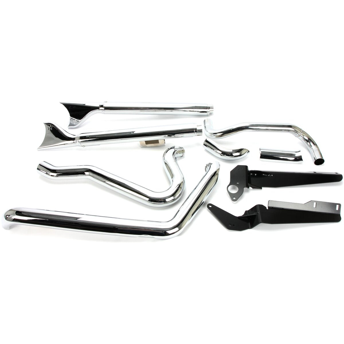 2017-present Touring 36' Headers & Fishtails (complete Chrome system) NEW!!