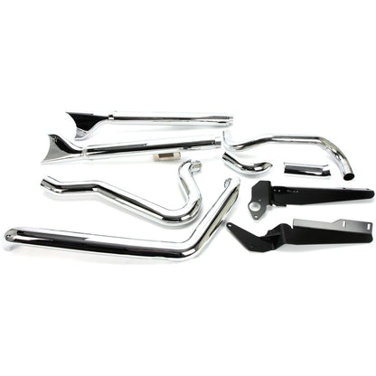 2017-present Touring 36' Headers & Fishtails (complete Chrome system) NEW!!