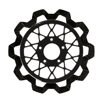 All Black 2 Piece Floating Performance Rotors