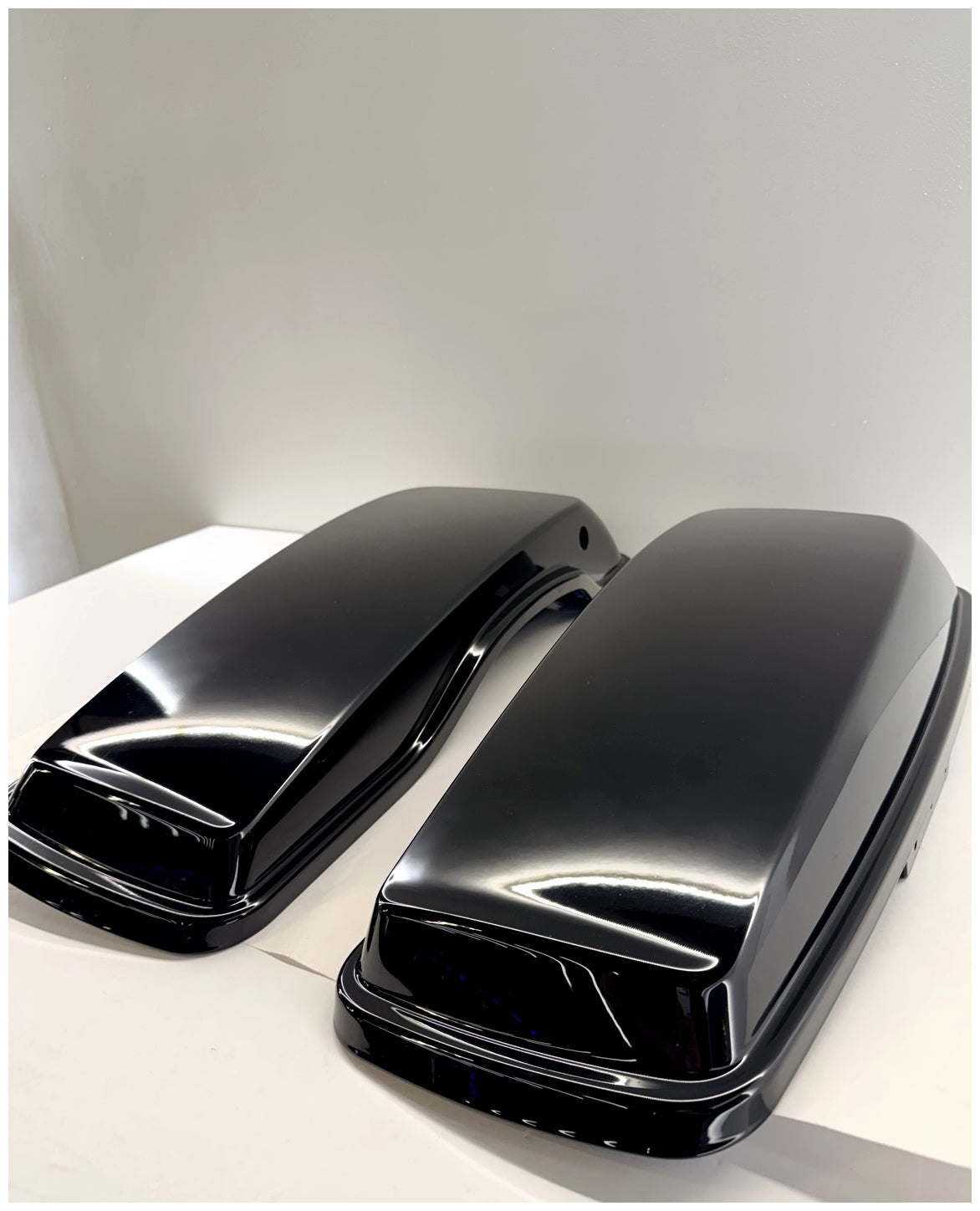 Harley-Davidson Stretched Saddlebags with Speaker Lids – Black