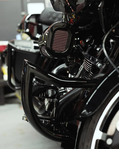 2009+ Touring Meathook Engine Guard – Black (Low)