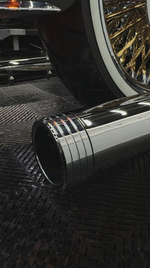 Exhaust Tips Chrome or Black - Softail Or Touring Models