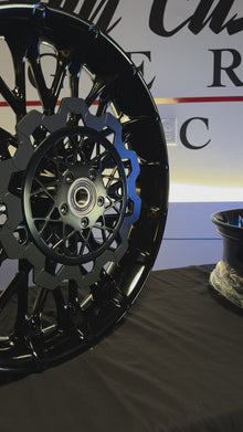 All Black 2 Piece Floating Performance Rotors