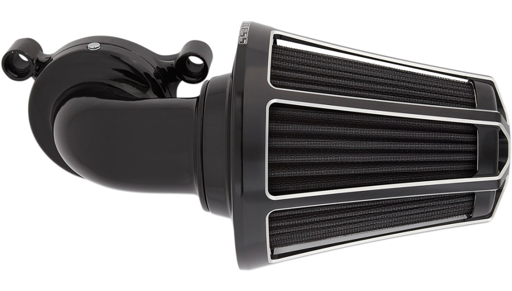 Monster Sucker Air Cleaner Kit with Cover Black - (Softails/Baggers 2008-17)