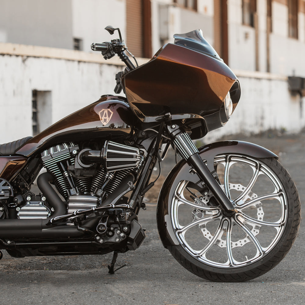 Monster Sucker Air Cleaner Kit with Cover Black/Chrome - (Sportsters 1988-2021)