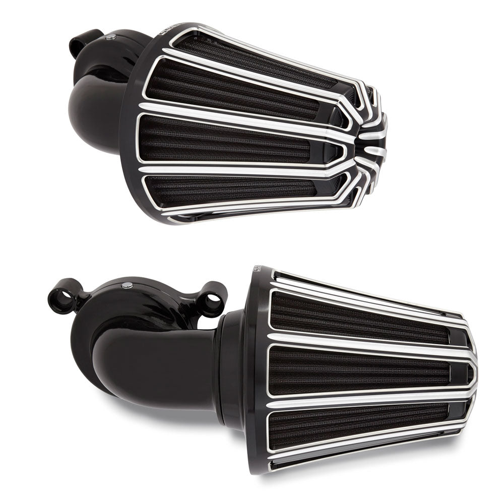 Monster Sucker Air Cleaner Kit with Cover Black/Chrome - (Sportsters 1988-2021)
