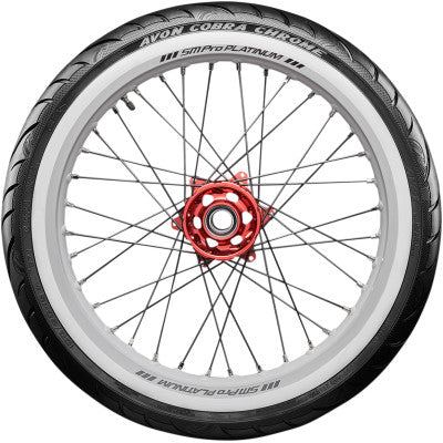 Avon Whitewall AV91 Cobra Chrome Front Tire