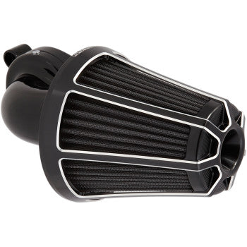 Monster Sucker Air Cleaner Kit with Cover Black - (Sportsters 1988-2021)