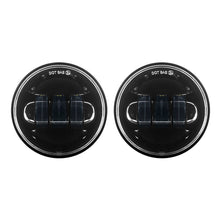 4.5" Blackout LED Harley Auxillary Passing Lamps A3