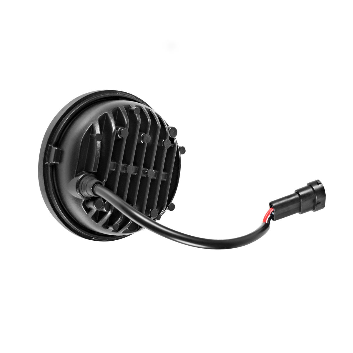 4.5" Blackout LED Harley Auxillary Passing Lamps A3