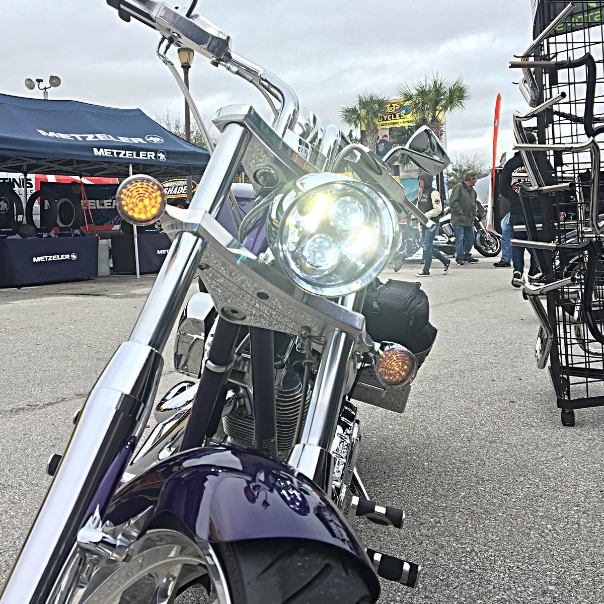 5-3/4" Chrome LED Headlight