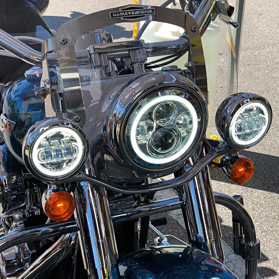 7" Chrome LED Halomaker Headlight Kit