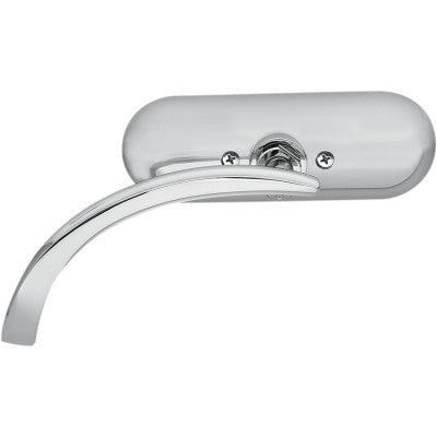 Mini Oval Micro Mirror - Chrome